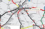 Mapa obwodnicy Kołbieli w ciągu drogi krajowej nr 50