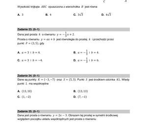 Arkusz matura 2023: matematyka - stara formuła 2015