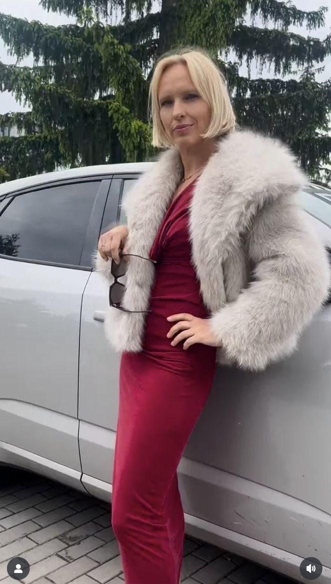 M jak miłość. Dorota (Iwona Rejzner) na planie