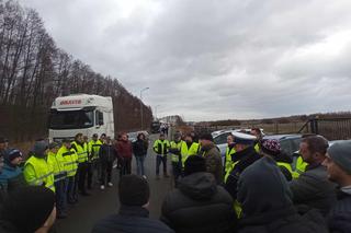 Protest przewoźników Szczecin 