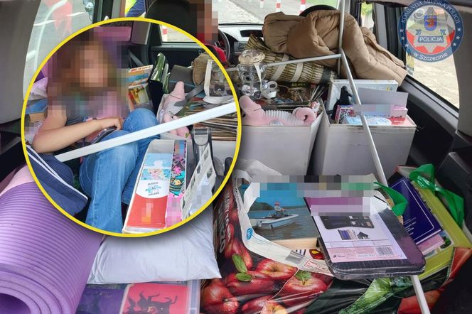 Tak przewoziła swoje dzieci. Szok, co 41-latka miała na tylnej kanapie!