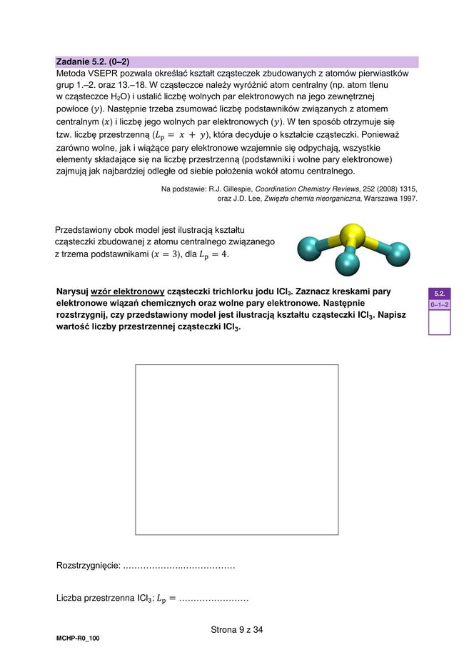 Matura 2025 chemia rozszerzona - arkusz CKE 16.05.2025 - Formuła 2023