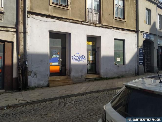 Wandal "Dider" złapany przez policję! Już nie zniszczy żadnej ściany!