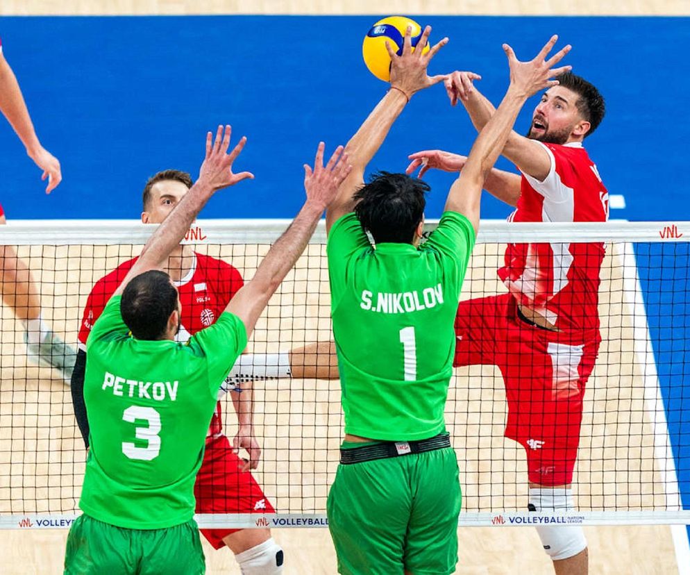 Siatkówka, Bartosz Bednorz, Liga Narodów, Polska - Bułgaria