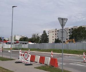 Uszkodzony gazociąg w Kielcach. Strażacy w akcji