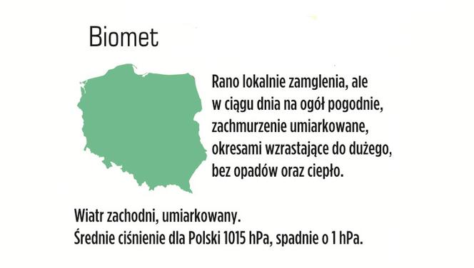 Prognoza pogody na niedzielę, 16 czerwca 2013: Warszawa – 25, Poznań - 23, Kraków – 26, Gdańsk - 22