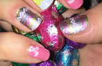 manicure na wielkanoc