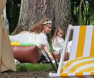 Iwona Węgrowska wyprawiła córce komunię