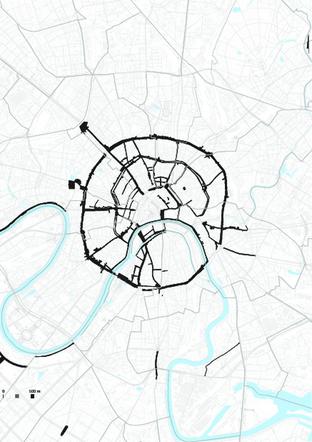 Mapa pokazująca zasięg projektu Moja ulica