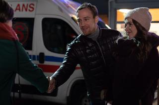 Na dobre i na złe odc. 737. Hania Sikorka (Marta Żmuda Trzebiatowska), jej ojciec Zbigniew ( Artur Janusiak), matka Lucyna (Anna Samusionek), Michał Wilczewski (Mateusz Janicki)