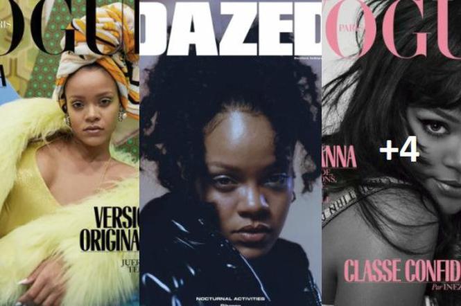 Rihanna w Dazed i Vogue Paris - 7 różnych okładek na grudzień 2017