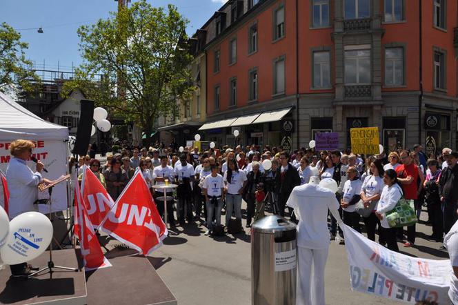 Protest polskich opiekunek w Szwajcarii