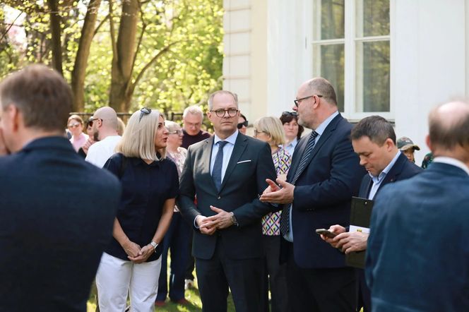 Warszawa. Zabytkowy ogród tarasowy SGGW 