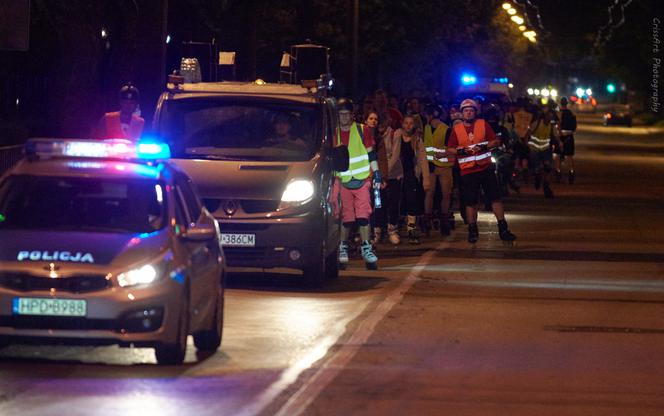 Lublin: NightSkating 2018. Rolkarze przejechali przez miasto! Zobaczcie zdjęcia!