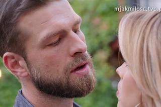 M jak miłość odc. 1766. Kama (Michalina Sosna), klient Rafalski (Paweł Wolsztyński)