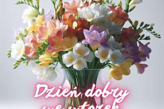 Dzień dobry we wtorek! Fajne obrazki do wysłania znajomym 