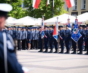 Ślubowanie nowych policjantów Śląskiej Policji
