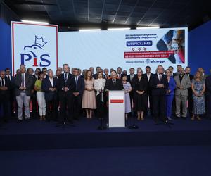  Konferencja PiS po decyzji PKW