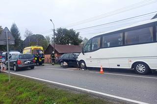 Wypadek na DW 980 w Faściszowej