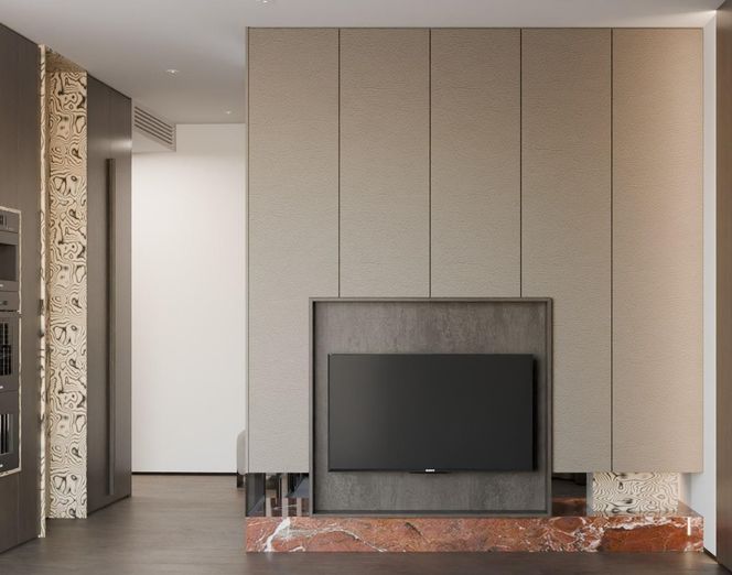 Mieszkanie w stylu modern contemporary
