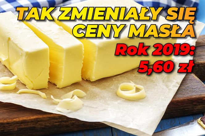 Cena masła