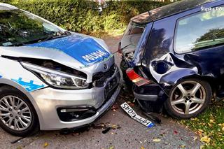 Uciekał przed policją na parafię? Groza w Gliwicach [ZDJĘCIA]