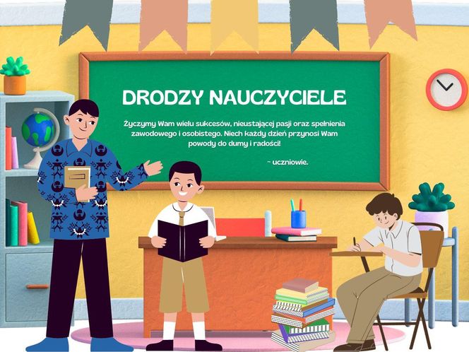 Mądre życzenia na Dzień Nauczyciela - darmowe kartki