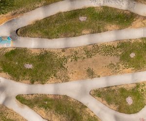 Pumptrack do jazdy na rowerze, park im. Cichociemnych Spadochroniarzy AK
