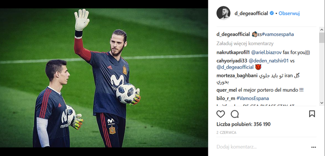 David De Gea - Instagram