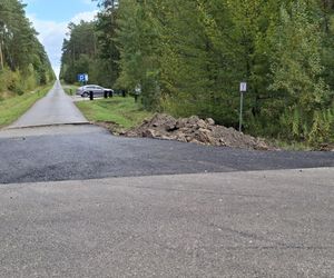 Remont drogi Tychów Stary - Starachowice (październik 2025)