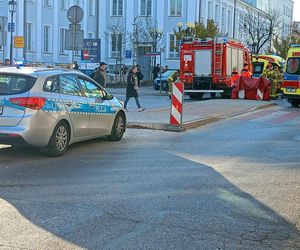 Do potrącenia pieszej kobiety na ulicy Piłsudskiego doszło w rejonie przejścia dla pieszych przy Urzędzie Miasta Siedlce