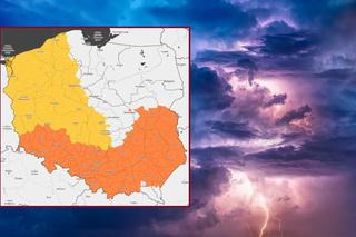 Burze z gradem i ulewnym deszczem w Łodzi. IMGW ostrzega!