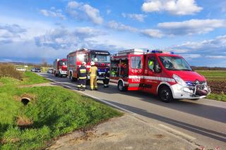 Jabłonica Polska. Wypadek motocyklisty [GALERIA]