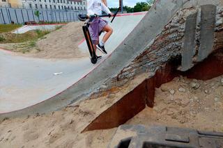 Drogowcy już raz reperowali pumptrack w Starym Fordonie. Teraz potrzebna jest solidna naprawa