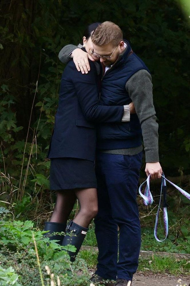 Jacek Ozdoba odpoczywa z żoną po ślubie