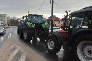 Protest rolników w Piotrkowie Trybunalskim