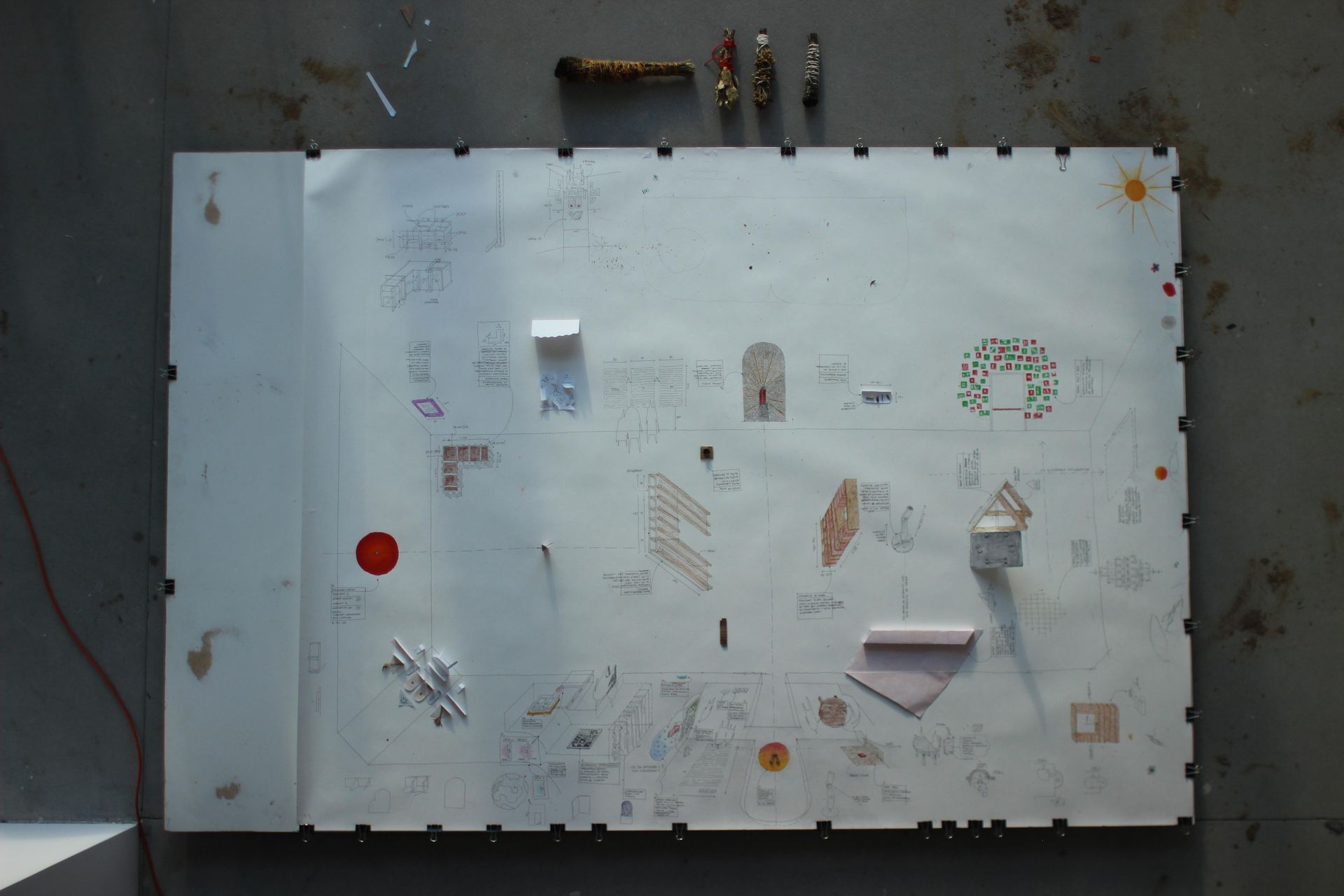 „Lary i penaty...”, proces pracy