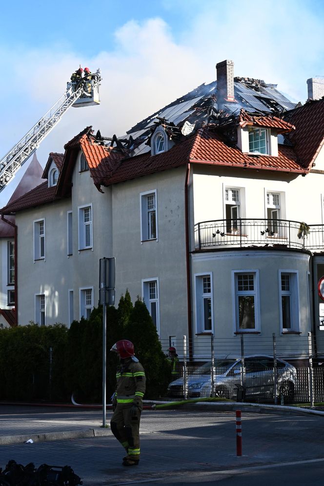 Koszalin. Pożar przedszkola i klubu nocnego