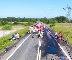 Wypadek śmiertelny na trasie numer 74 w miejscowości Przełom