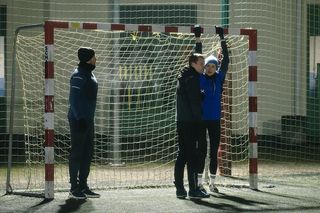 M jak miłość, odc. 1854: Adam Karski (Patryk Szwichtenberg), Natalia (Dominika Suchecka), Rafał (Jakub Kucner)