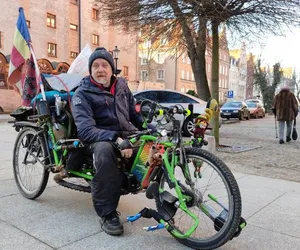 Niezwykła podróż Roberta. Zamierza jechać rowerem do końca życia. Dosłownie