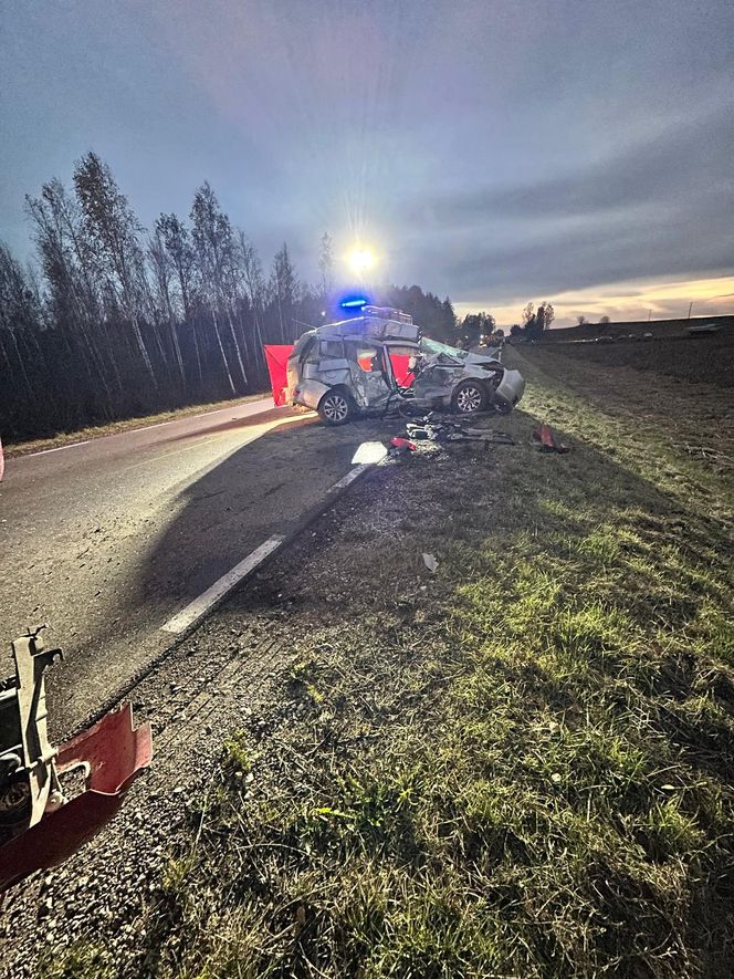 Szuszalewo. Tragiczny karambol na trasie Dąbrowa Białostocka - Lipsk