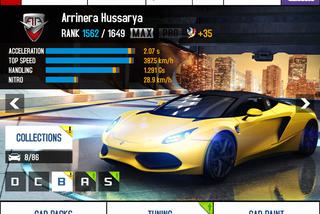 Arrinera Hussarya w grze Asphalt 8: Airborne