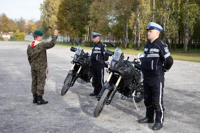 Motocykle enduro dla policji ze województwa świętokrzyskiego. Będą służyć do patrolowania tras