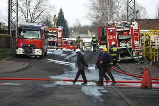 Pożar w Hucie Łaziska