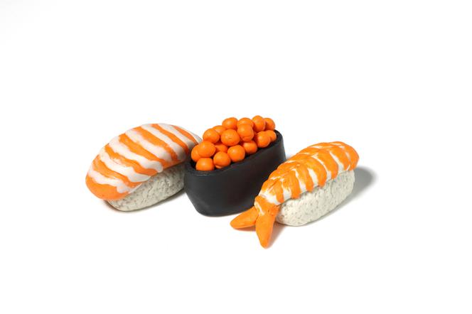 Figurki z plasteliny - zestaw sushi