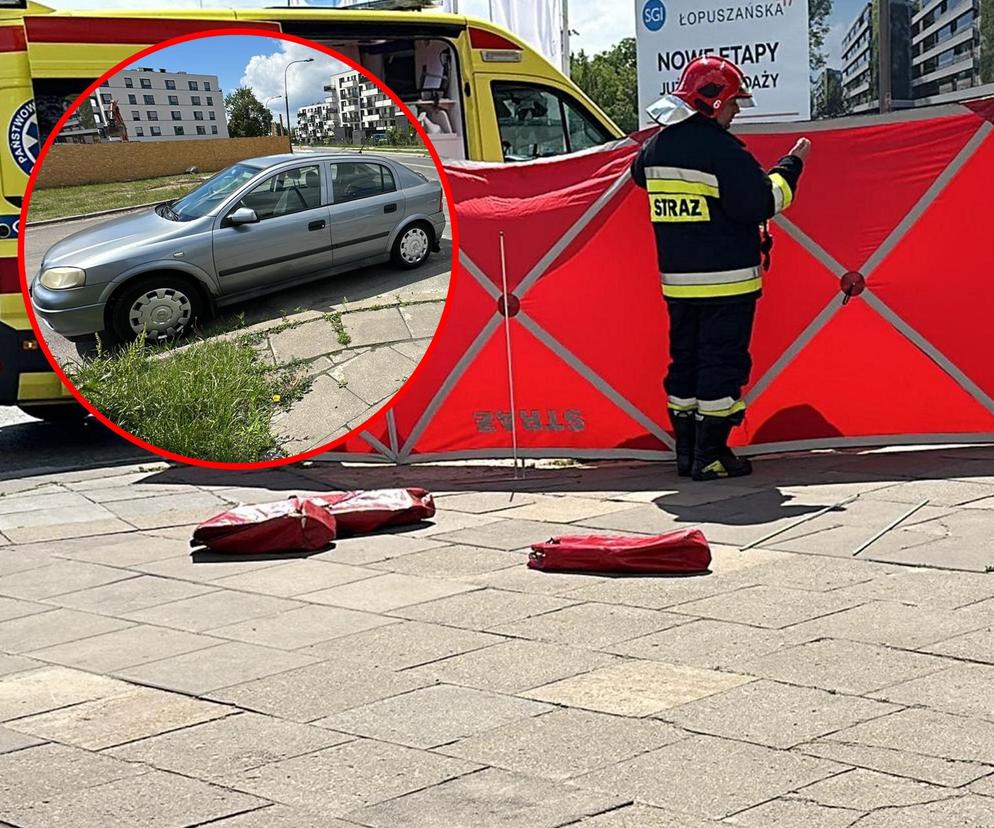 Tajemniczy zgon na Łopuszańskiej w Warszawie. Kierowca stanął na czerwonym i umarł