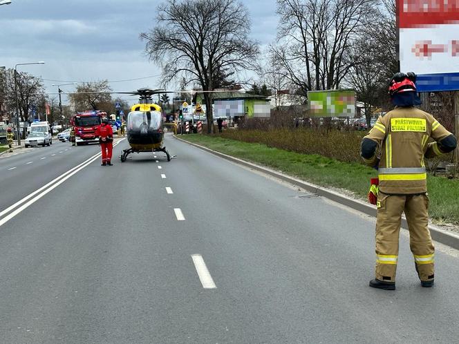 Samochód potrącił dziecko w Pruszkowie. 7-latka nieprzytomna, lądował śmigłowiec