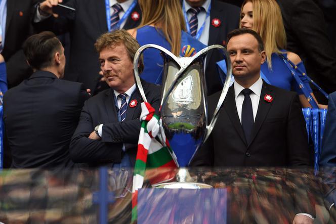 Andrzej Duda na Stadionie Narodowym