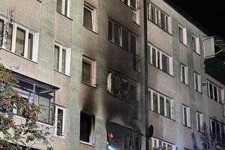 Pożar w bloku w Legionowie. Jedna osoba zginęła w płomieniach